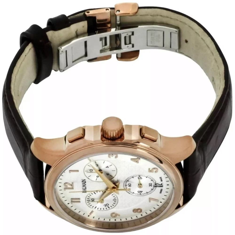 Balmain Madrigal Chrono leather strap watch